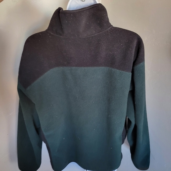 Polar Sportswear Green Black Full Zip Fleece Jacket Alaska Lg Destination Vacay - Picture 7 of 8